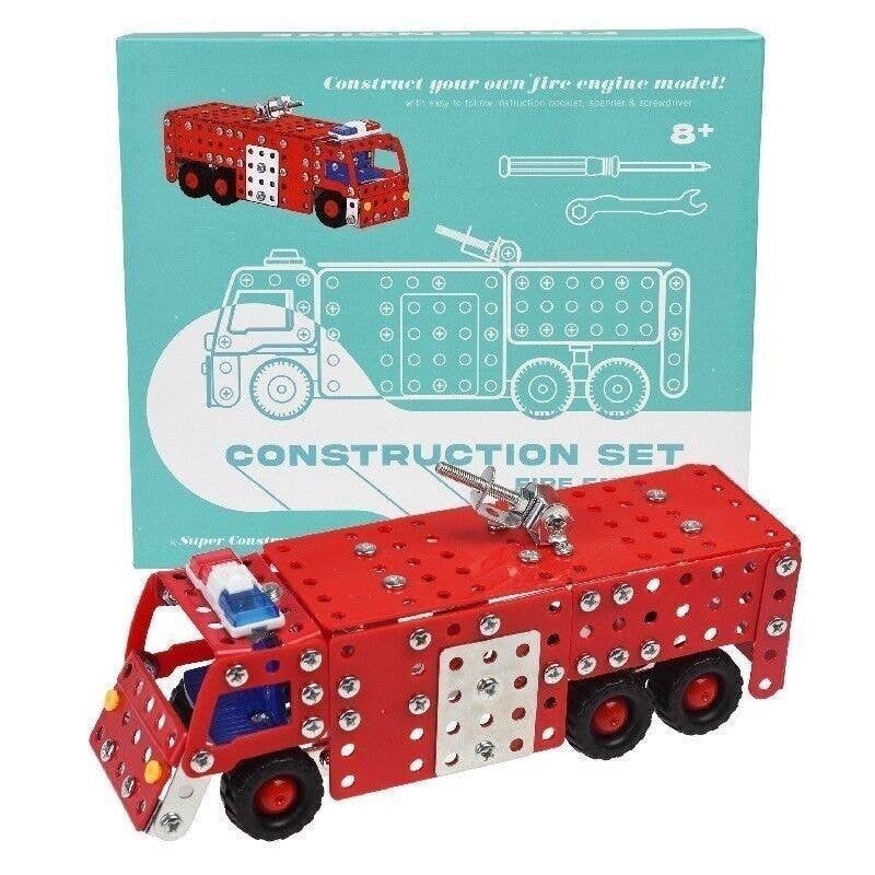 Children's Large Fire engine construction set