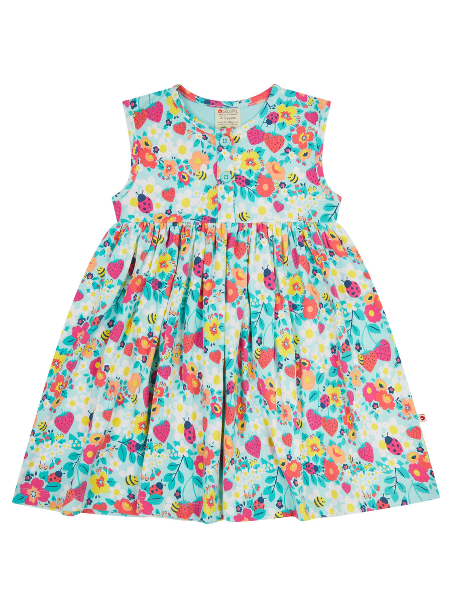 Children's Organic strawberry print dress