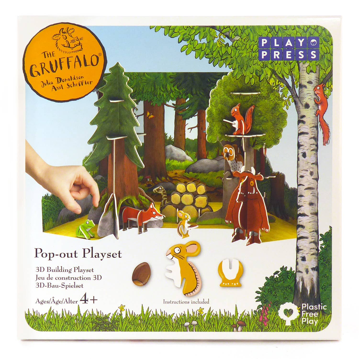 Children's The Gruffalo Pop Out Playset