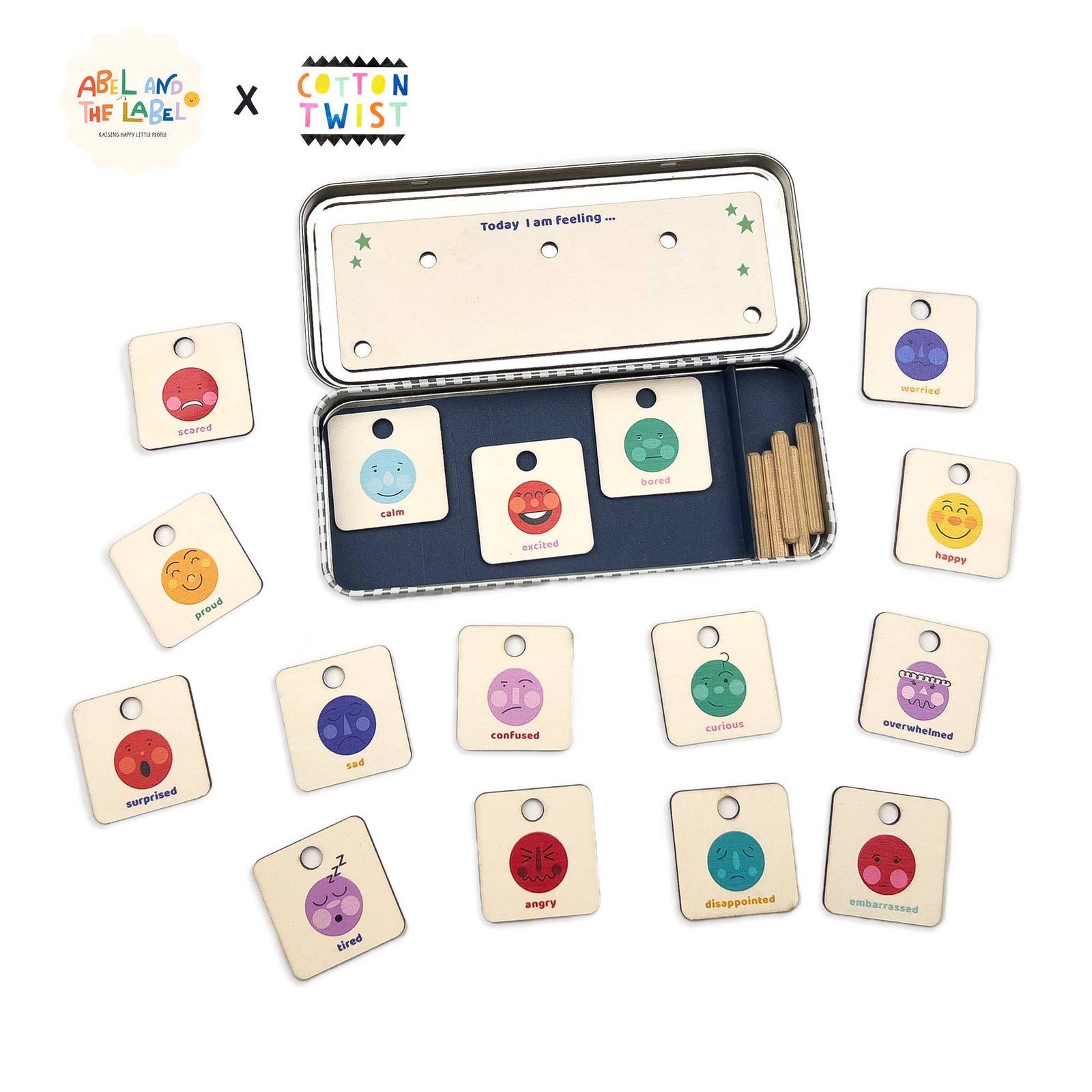 Cotton Twist Children's feelings chart