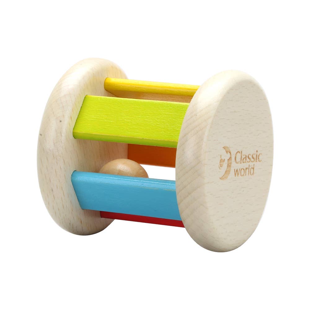 Classic World -Baby Rainbow Roller Rattle
