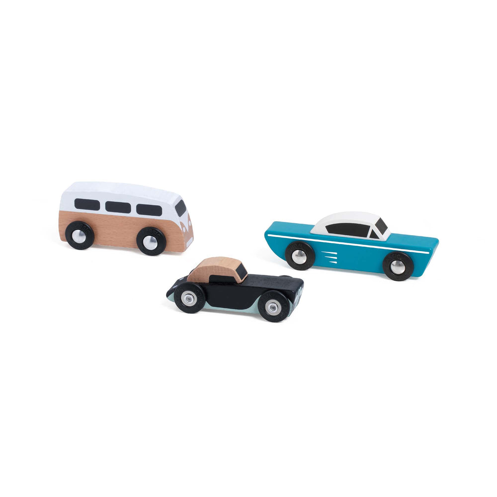 Classic World Wooden Touring Car Toy Set