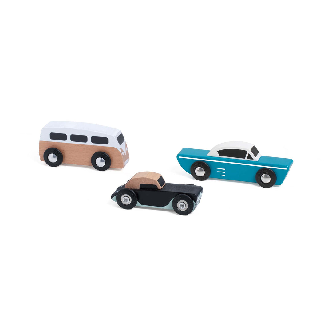 Classic World Wooden Touring Car Toy Set