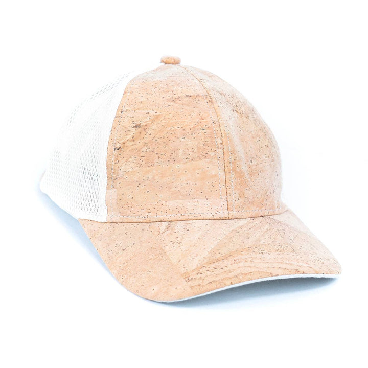 Cork Baseball Cap with Breathable Mesh!