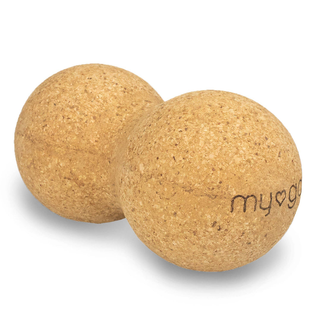 Cork massage peanut can be used across and long ways on most parts of the body. Perfect for self massage, the cork peanut reaches areas you cant reach.