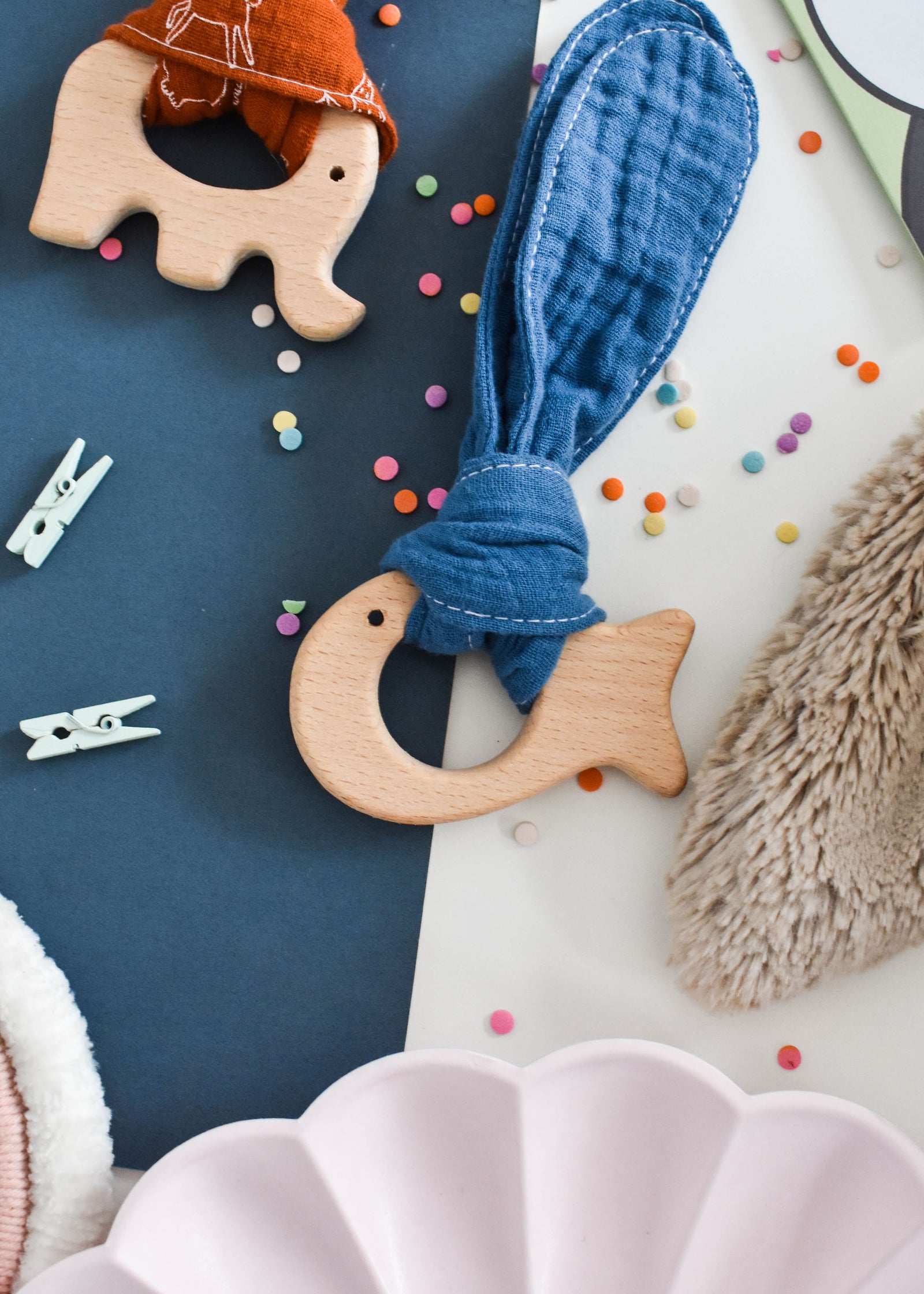 Fliss the Fish teether - Eco Baby Box