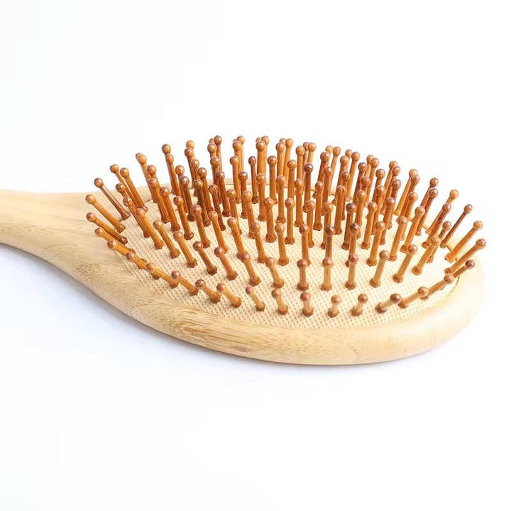 Eco-friendly Bamboo & Silicone Hairbrush