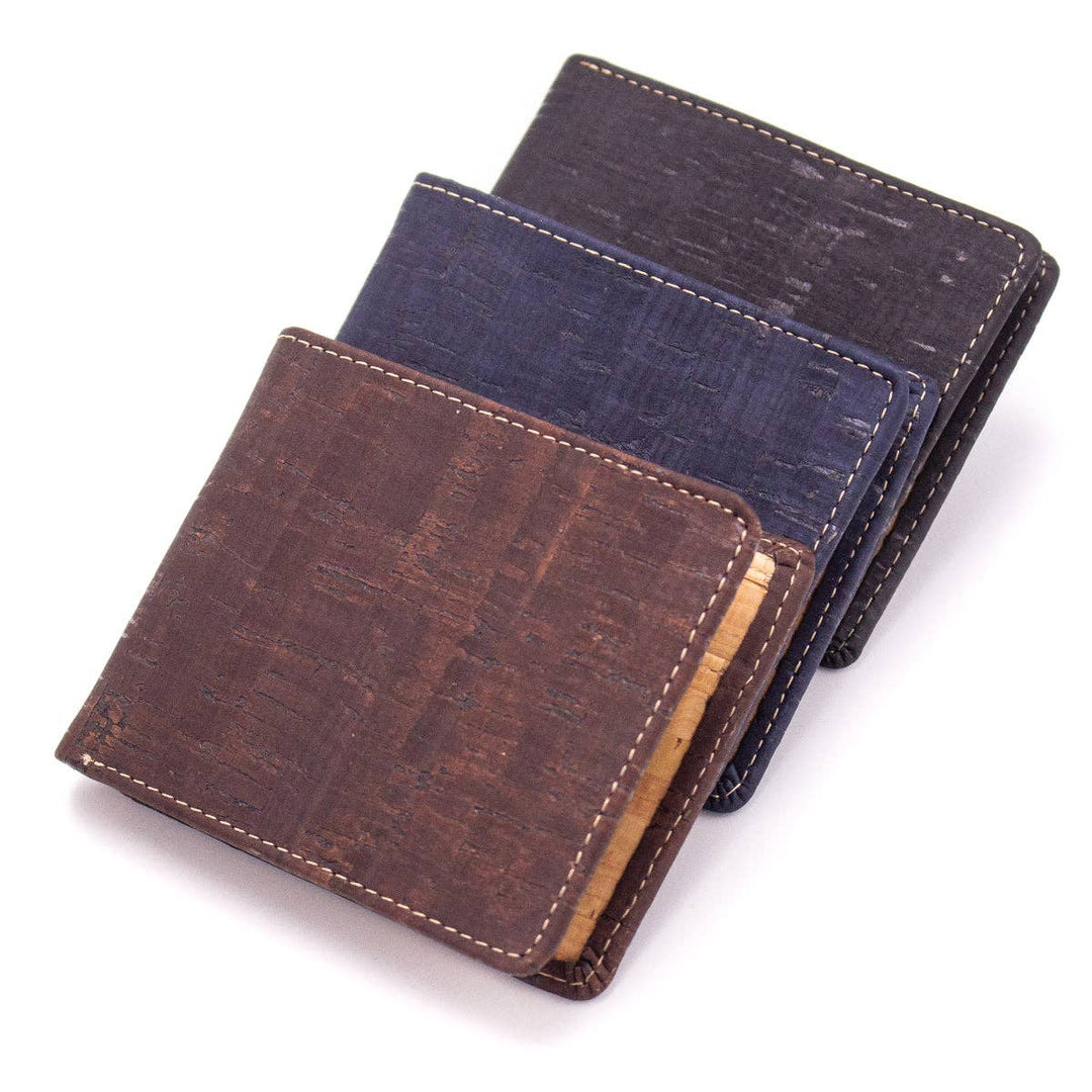 Mens Cork Flat Wallets