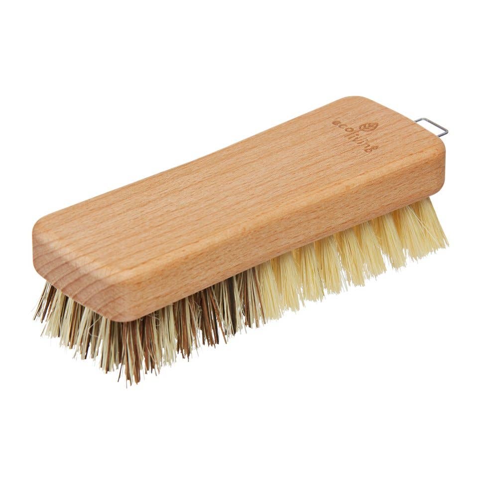 Sustainable wooden vegetable brush