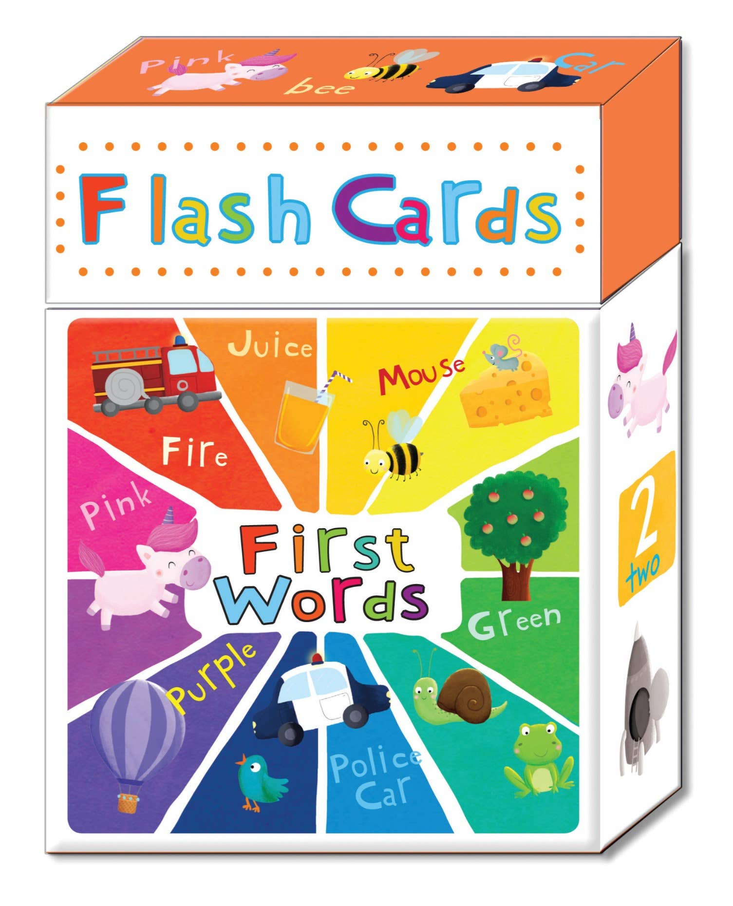 Children's first words flash cards 