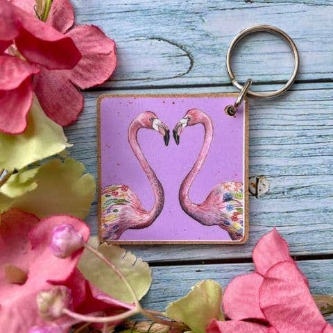 Flamingo Eco Friendly Keyring