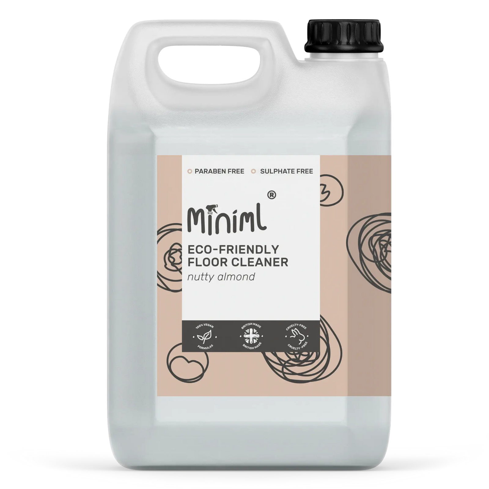 Floor Cleaner (Nutty Almond) 5L refill.