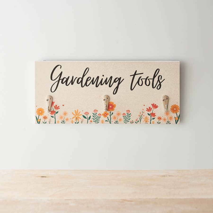 Gardening Tools Hook sign - 29.5cm