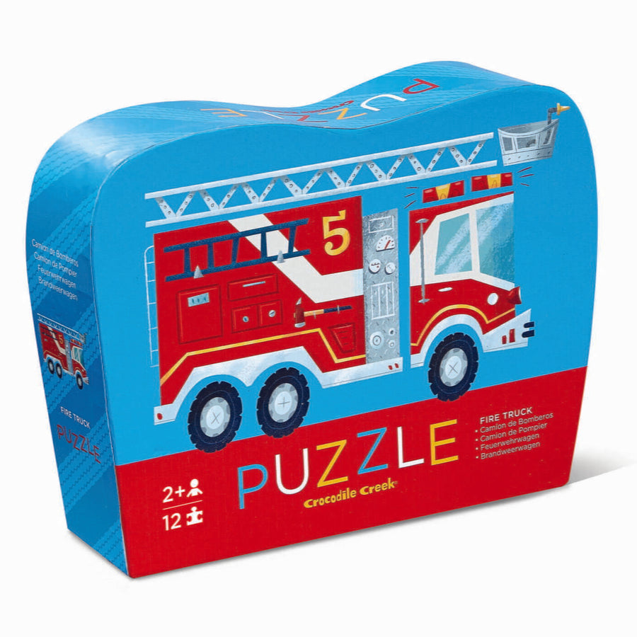 Fire engine 12 Piece Mini Puzzle - Crocodile creek