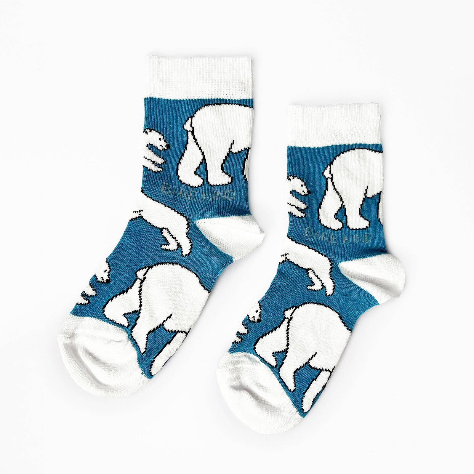 Kids Barekind Bamboo Polar Bear Socks