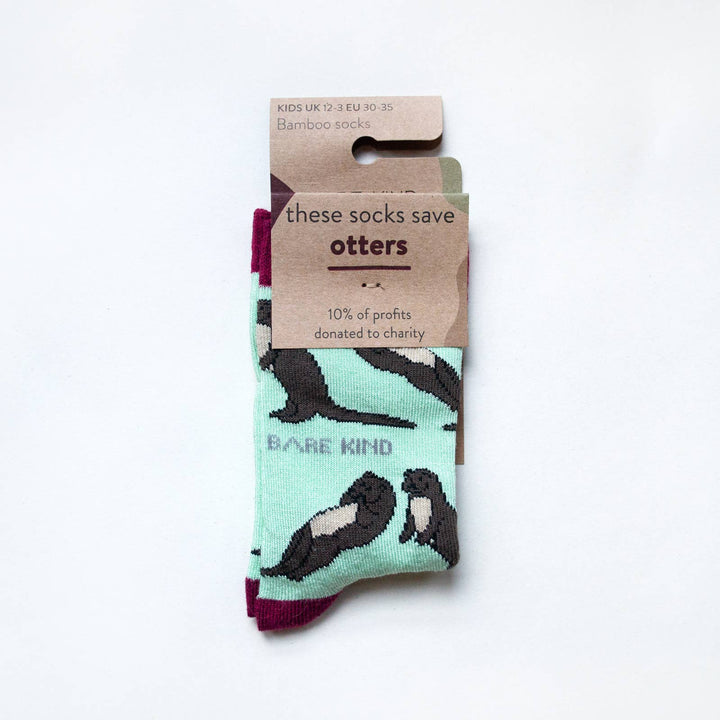 Kids Otter Socks Made From Bamboo