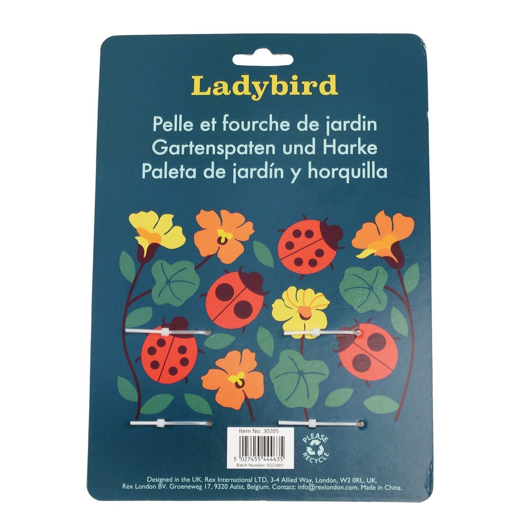 Kids ladybird gardening tools
