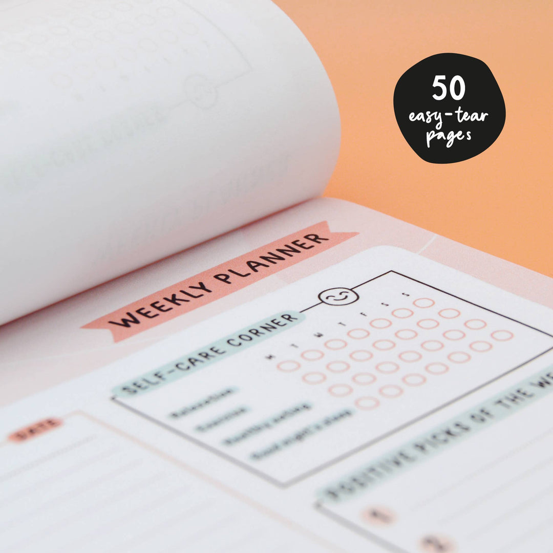 A4 Mindful Motivation Weekly Planner Notepad - The Eco Boutique 