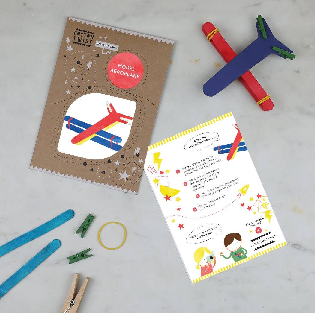 Cotton Twist Make Your Own Model plane