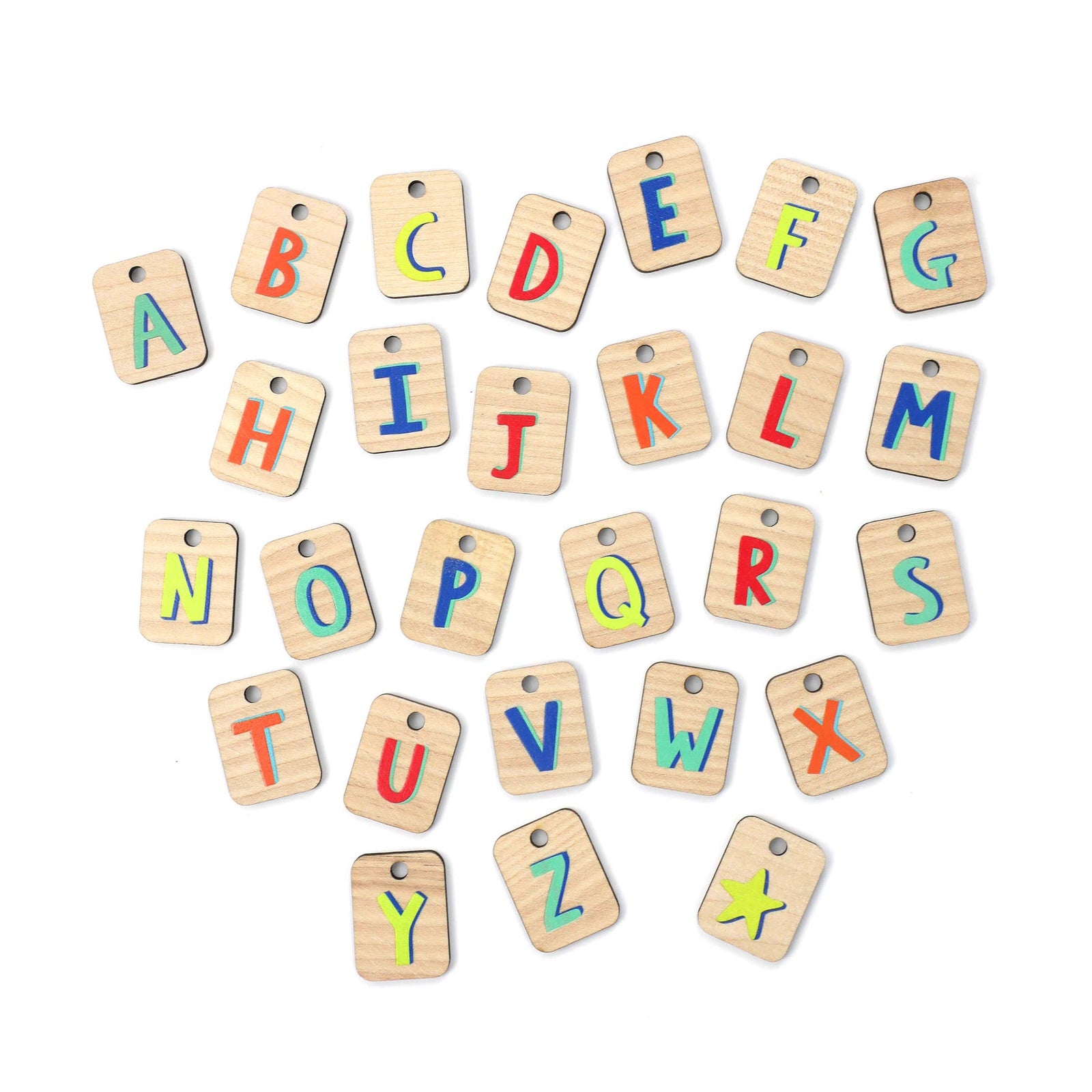 Make Your Own Wooden Letter Keyring