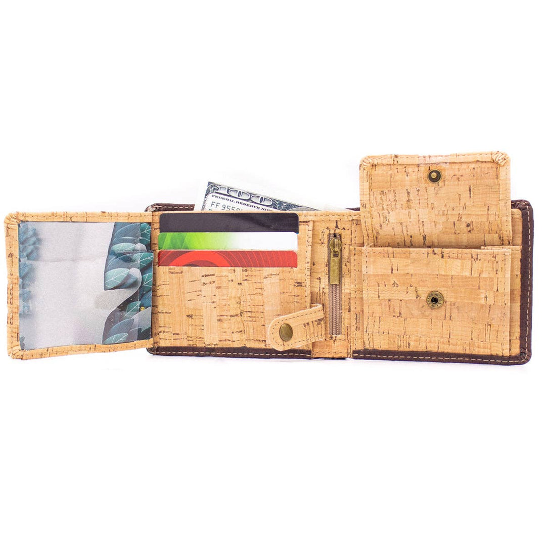 Vegan Cork Wallet Black - The Eco Boutique