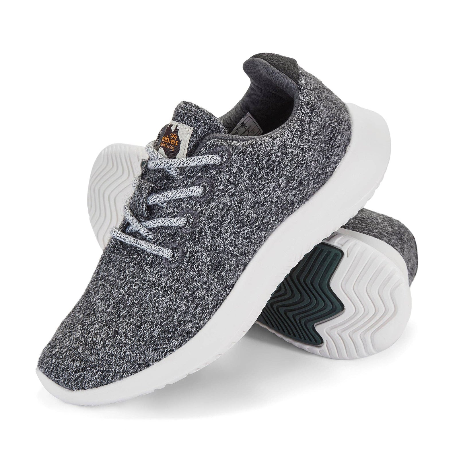 Mens sustainable sneakers in slate