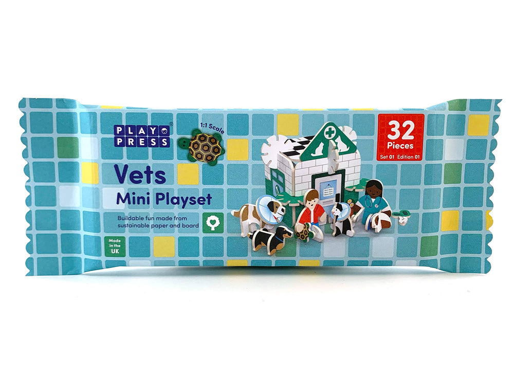 Make your own Vets Pop-out playset by press play.