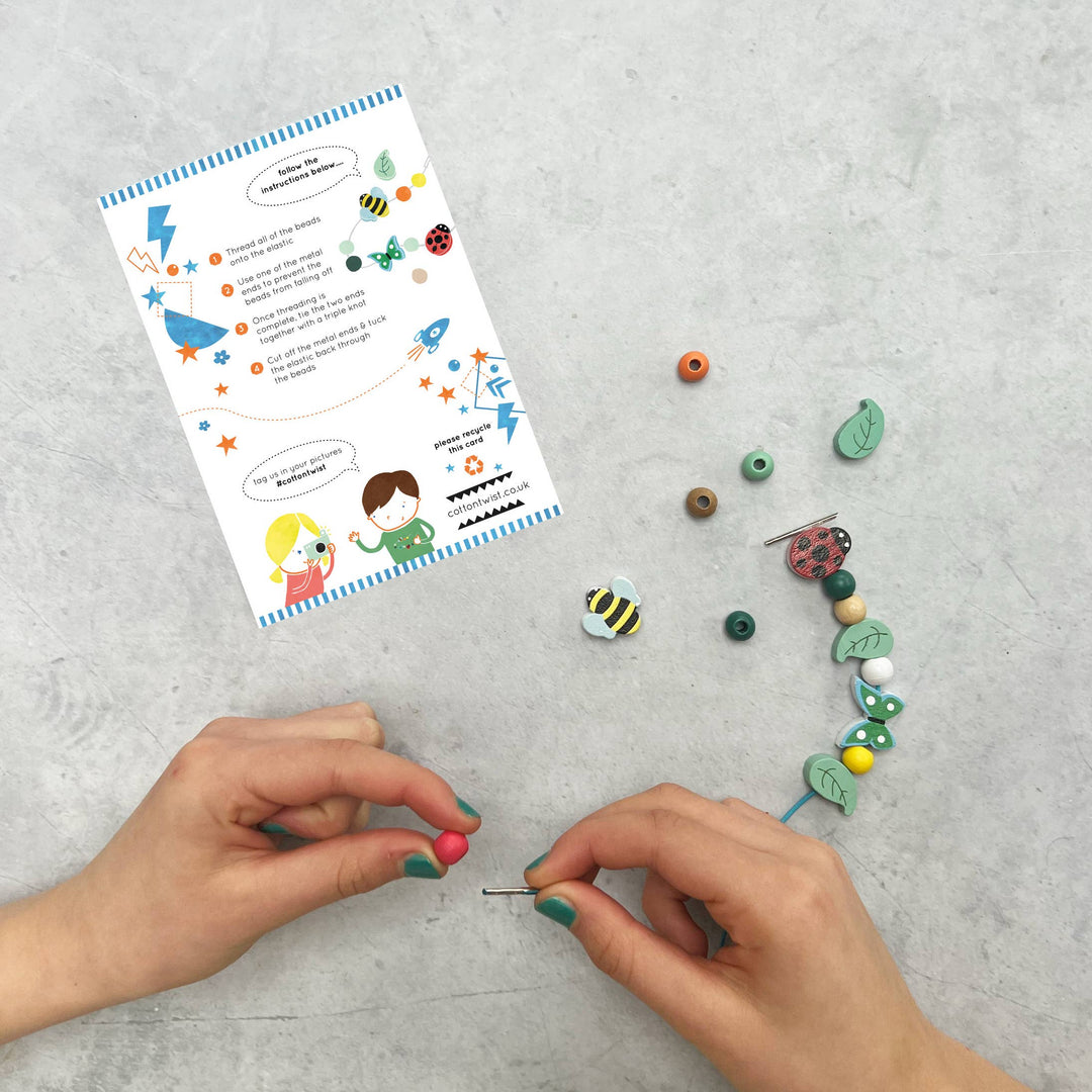 Make Your Own Minibeast Bracelet - The Eco Boutique 