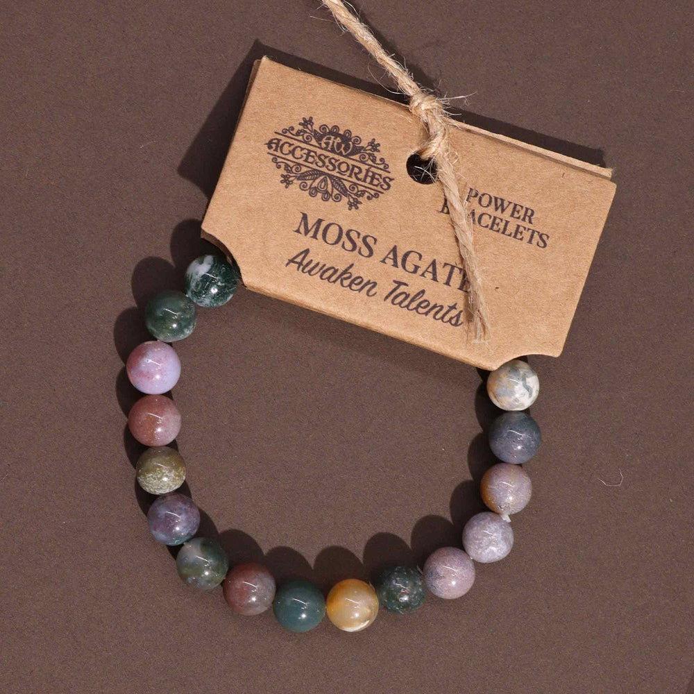 Moss Agate -  stone of wealth and increasing, prosperity, help people recover after an illness, and increase mental concentration.