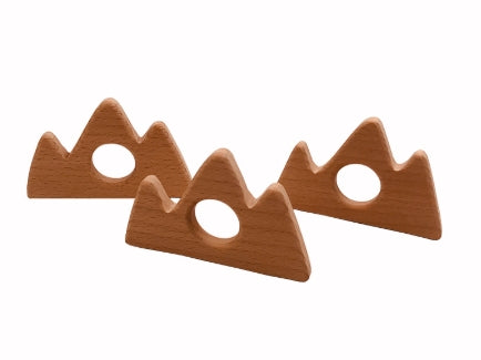 Mountain Beechwood Teether shape - The Eco Boutique 