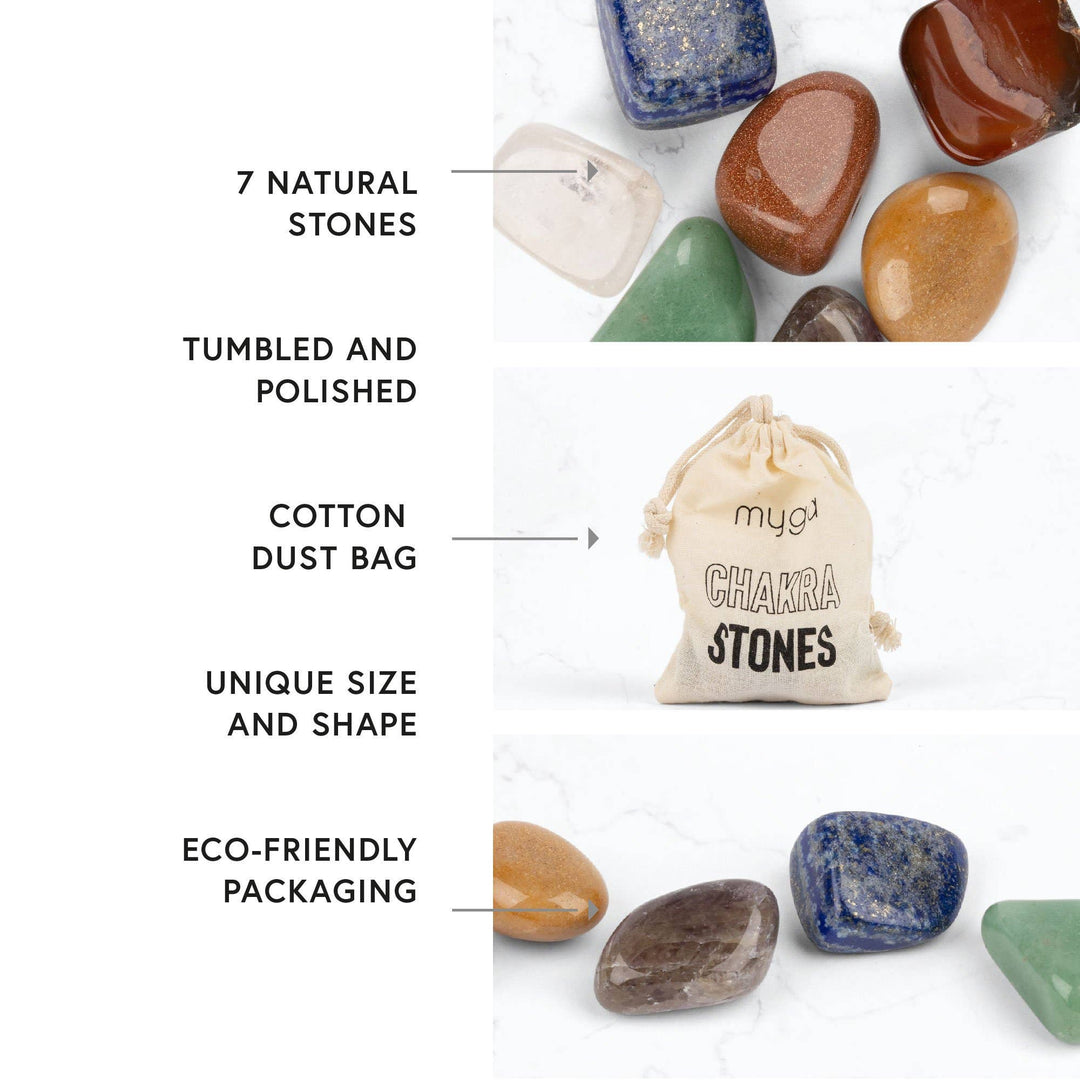 Myga Natural chakra stones