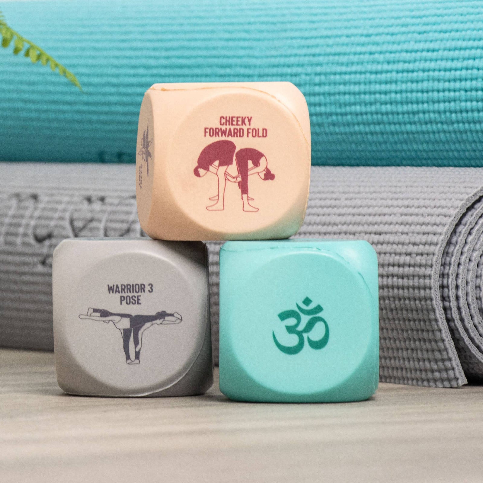 Yoga Duo Dice with Three Coloured Dice