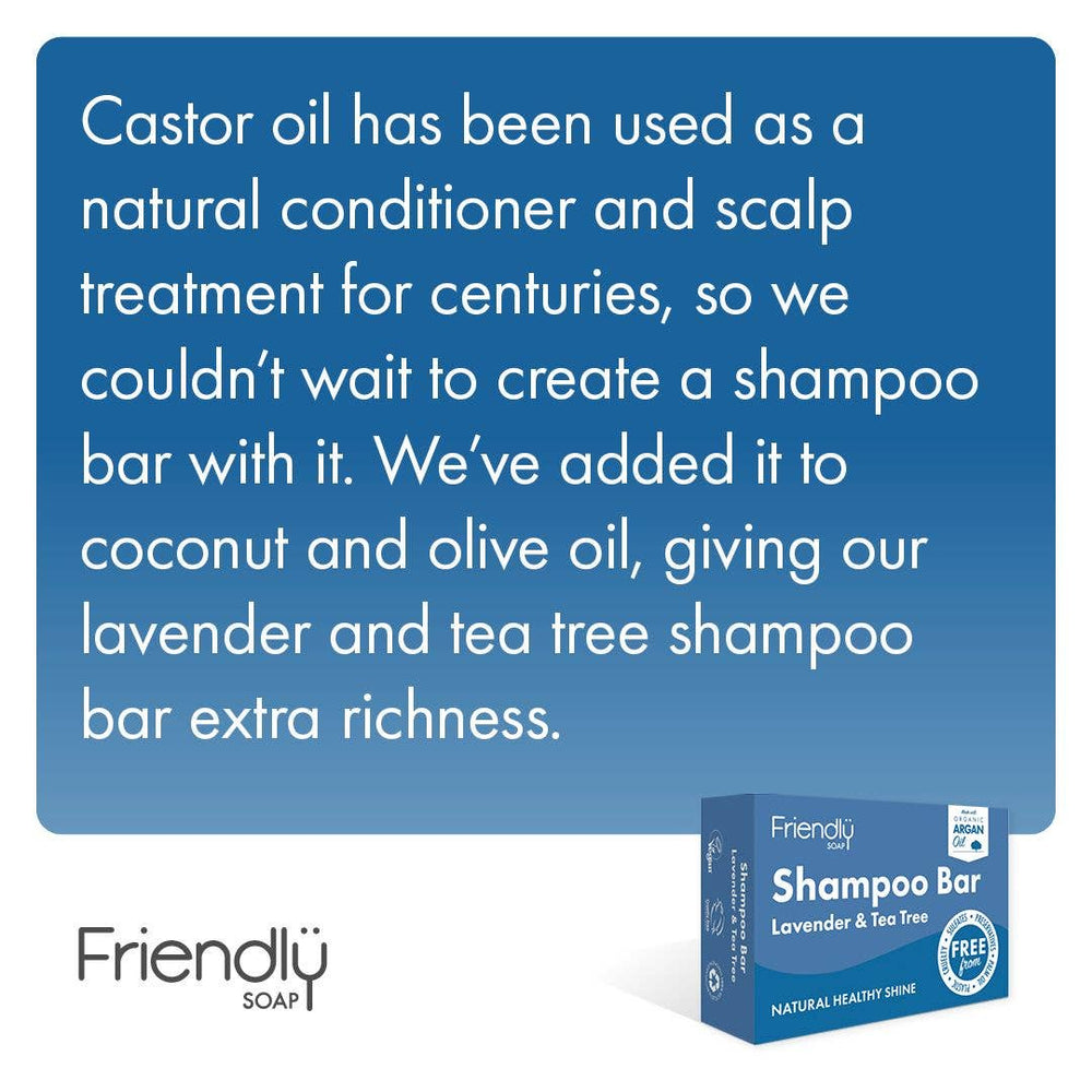 Natural Shampoo Bar Lavender & Tea Tree 