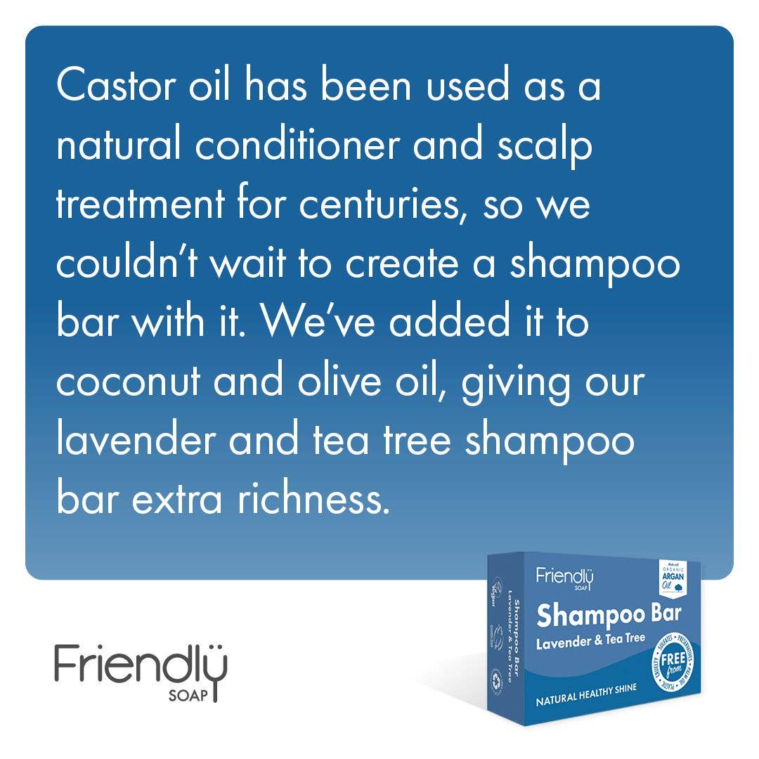 Natural Shampoo Bar Lavender & Tea Tree 