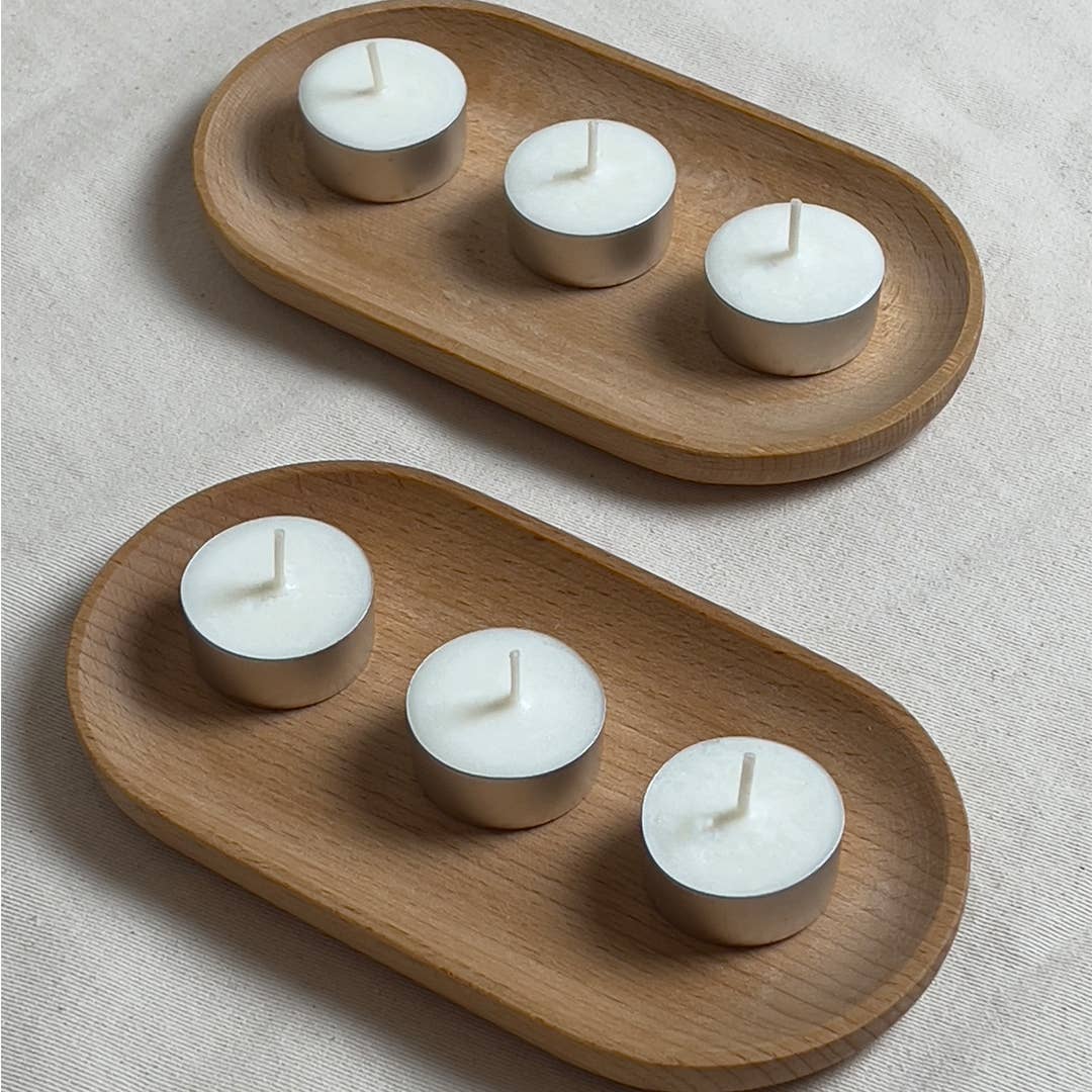 9 Apple & Eucalyptus Tea Lights - Rapeseed and Coconut  wax