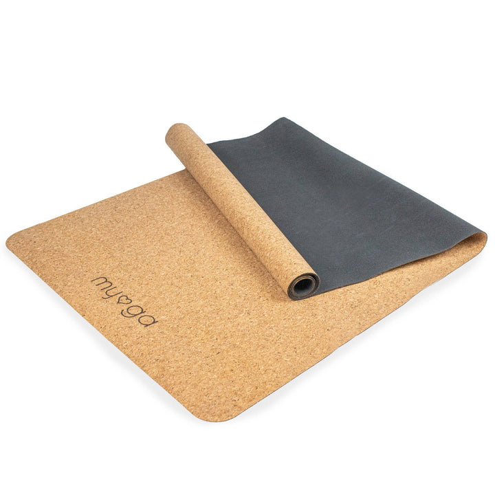 Natural cork Yoga mat by Myga