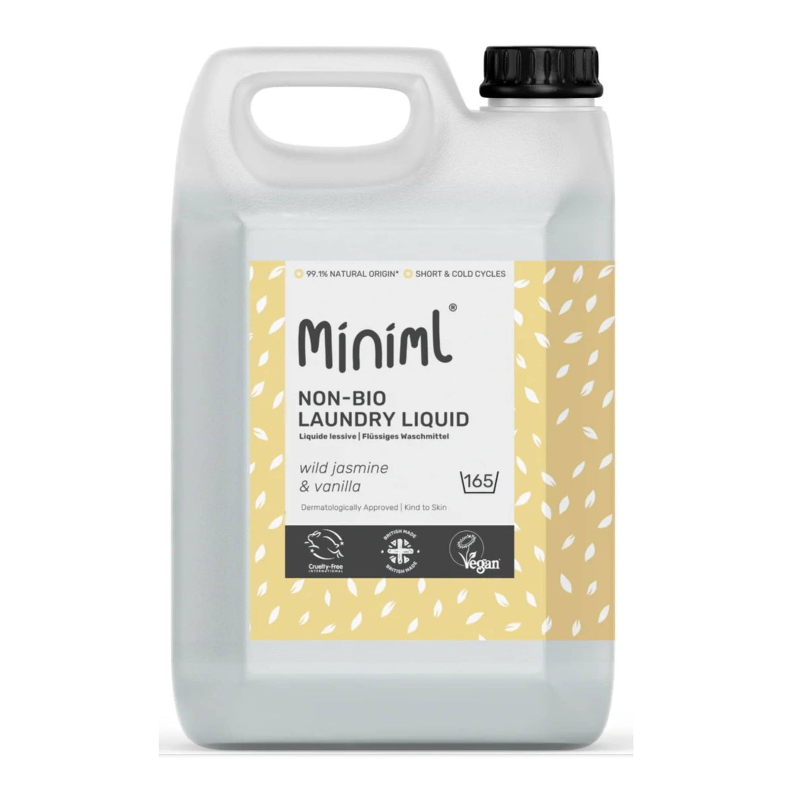 Non-Bio Laundry Liquid - Wild Jasmine and Vanilla - 5L Refill