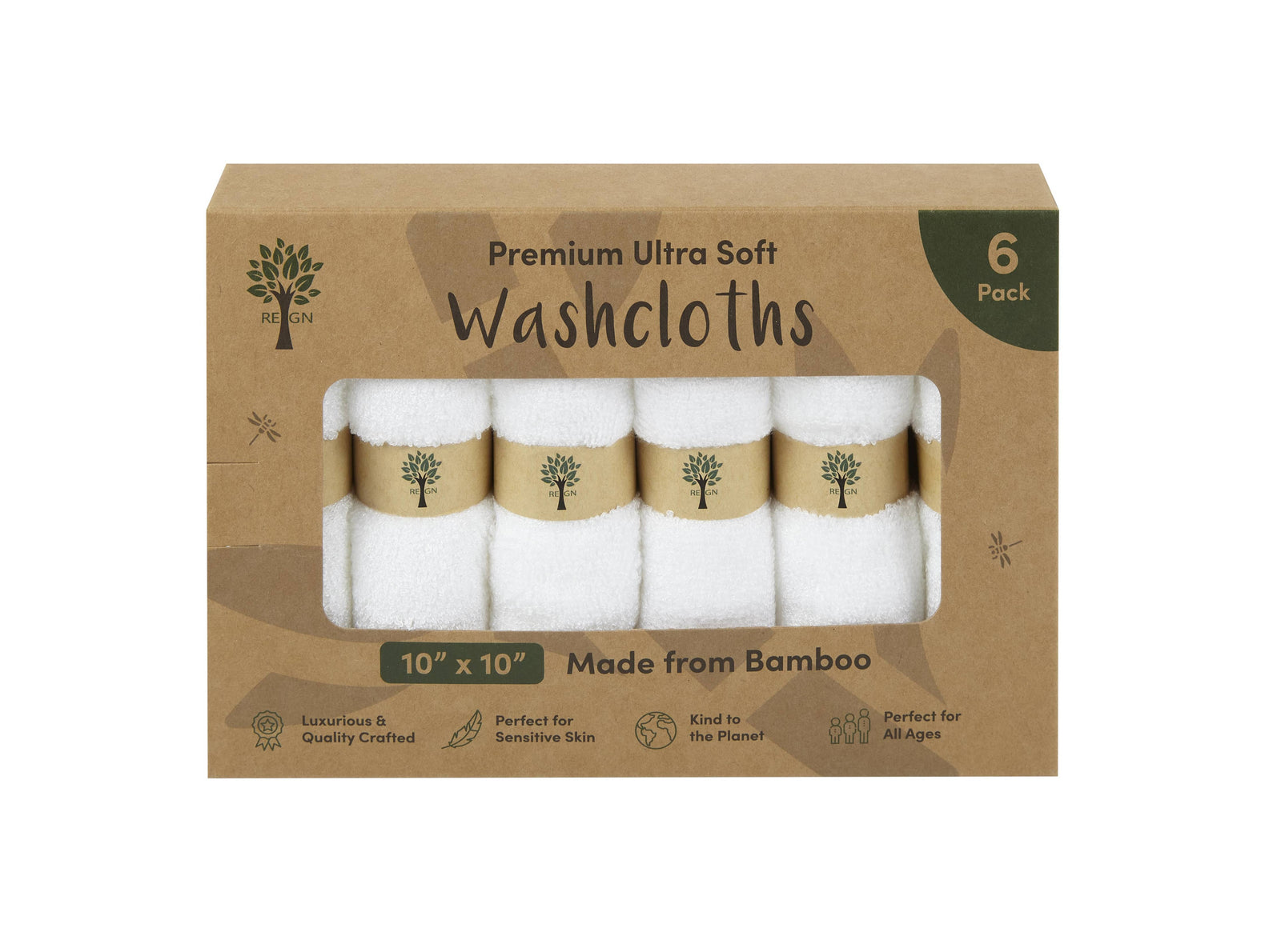 Organic Bamboo Face Cloths