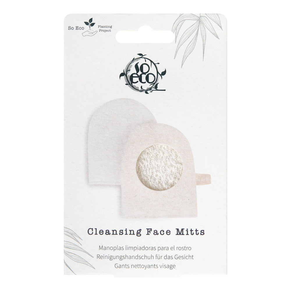 Organic cotton Cleansing Face Mitts