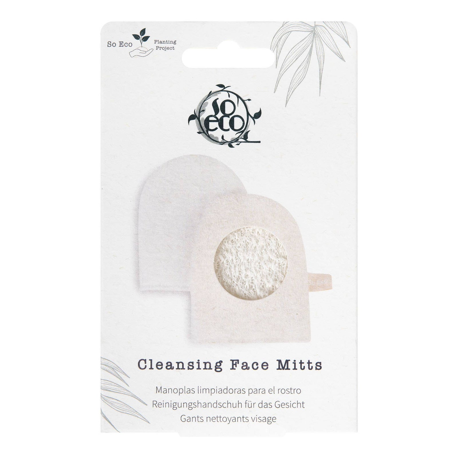 Organic cotton Cleansing Face Mitts