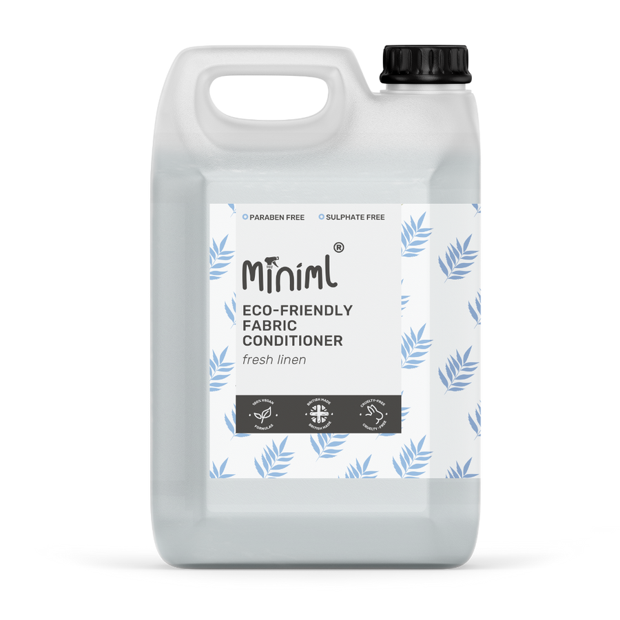 Organic & refillable Fabric Conditioner - Fresh Linen - 5L Refill
