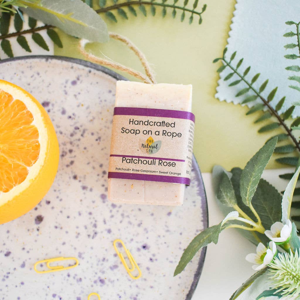 Patchouli Rose Soap On A Rope 100g