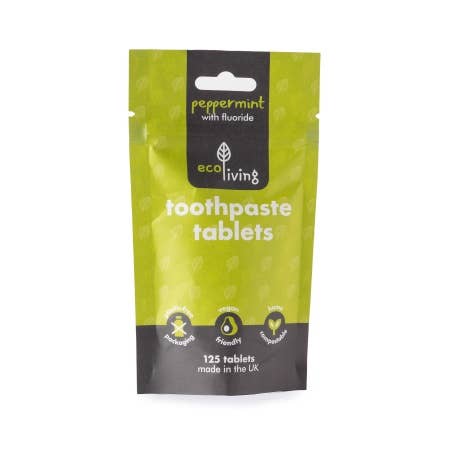 Peppermint Toothpaste Tablets - REFILL -with Flouride