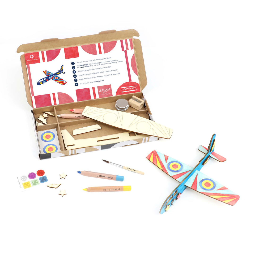 Plane Craft Kit Activity Box - The Eco Boutique 