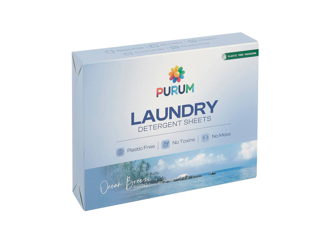 Purum Eco Friendly 64 Laundry Sheets - Ocean Breeze