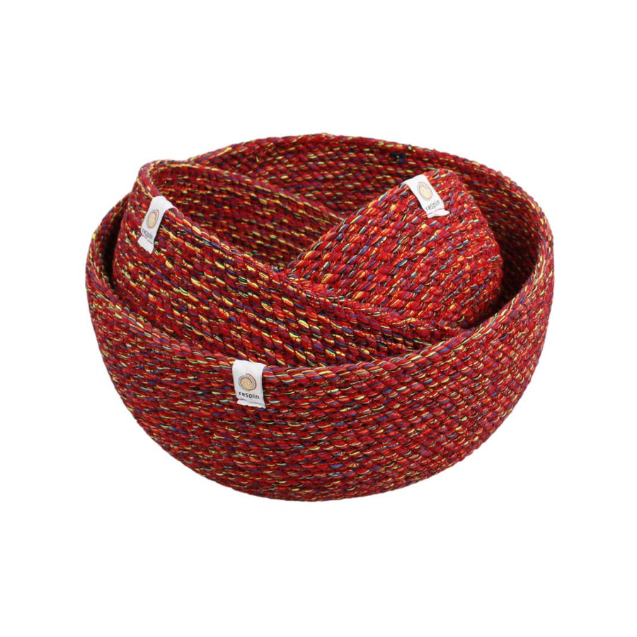 Recycled Cotton Bowl Set - Multicoloured