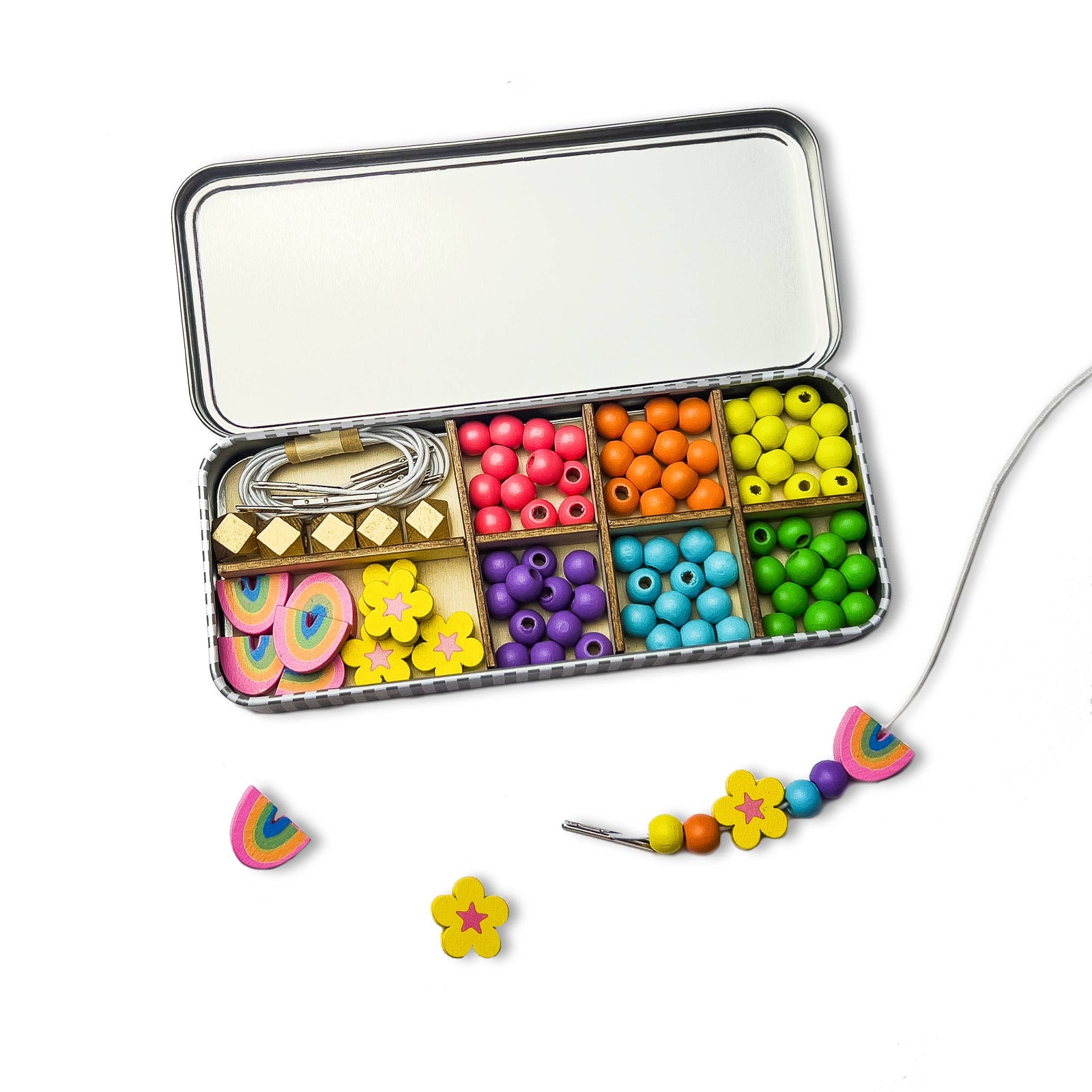 Rainbow Bracelet Making Bead Kit