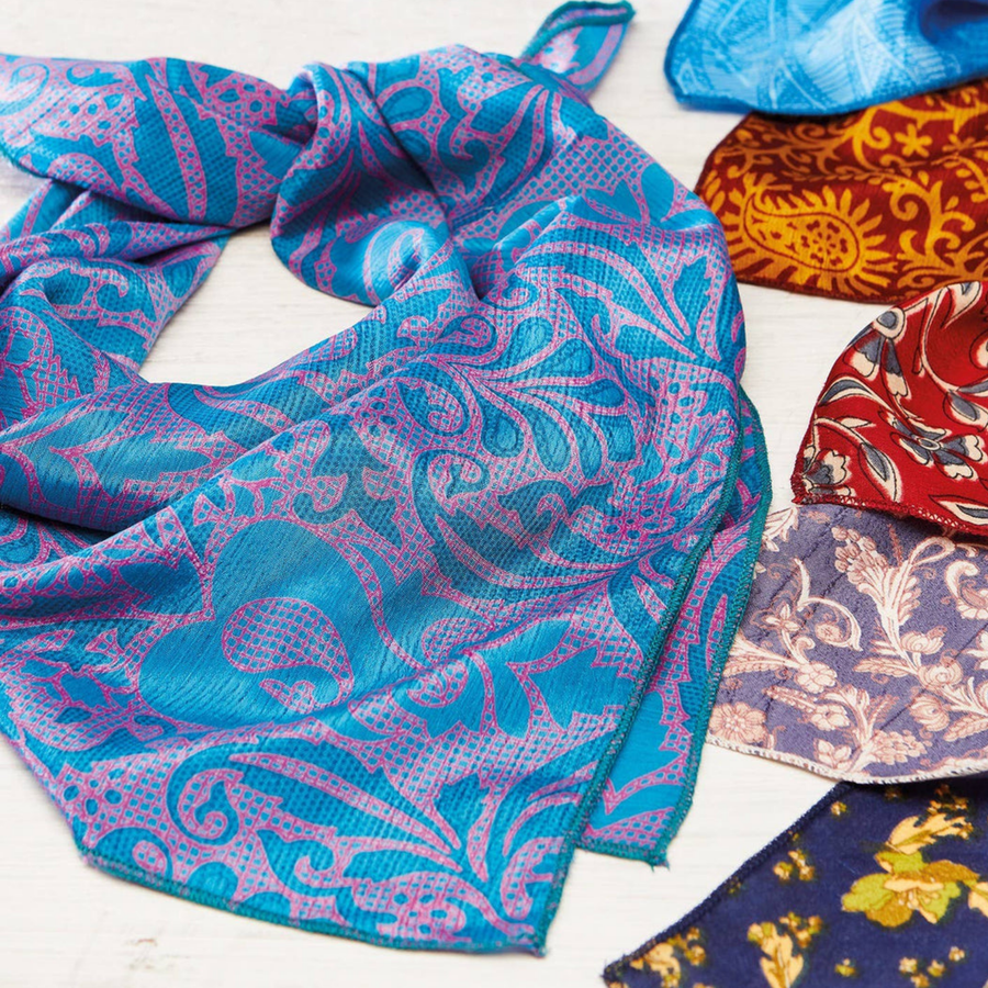 Recycled Sari Bandana