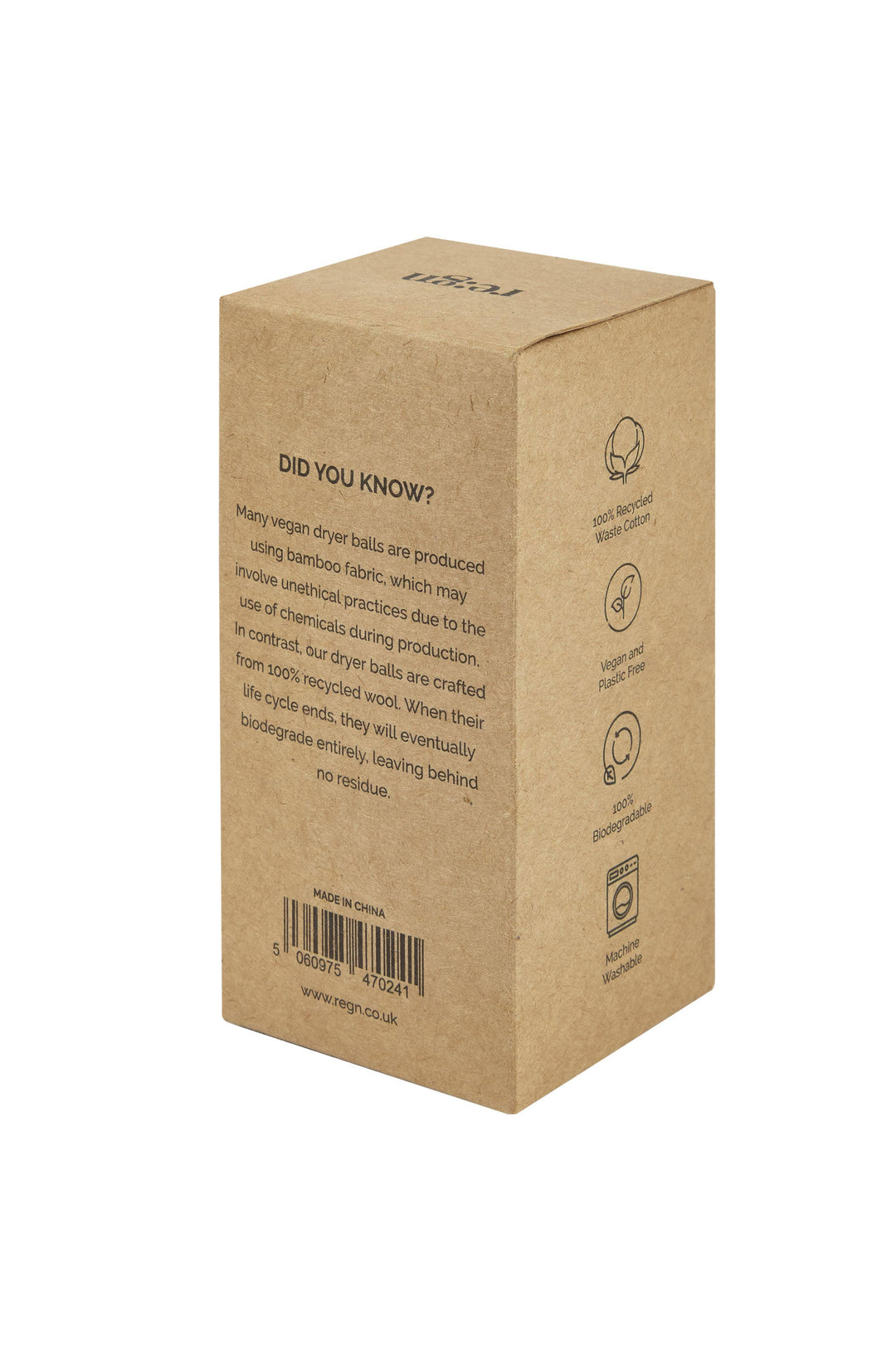 Regn Organic Wool Dryer Balls - Pack of 2