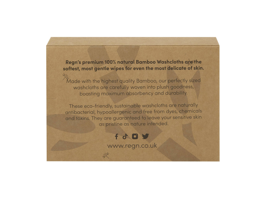 Reusable Organic Bamboo Face Cloths